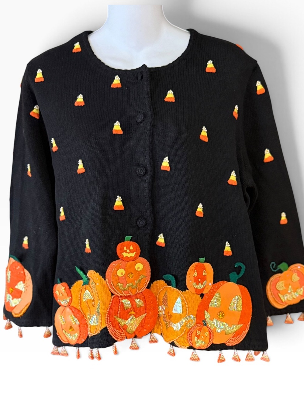 Vintage 2000 Michael Simon Halloween Sweater Womens Medium